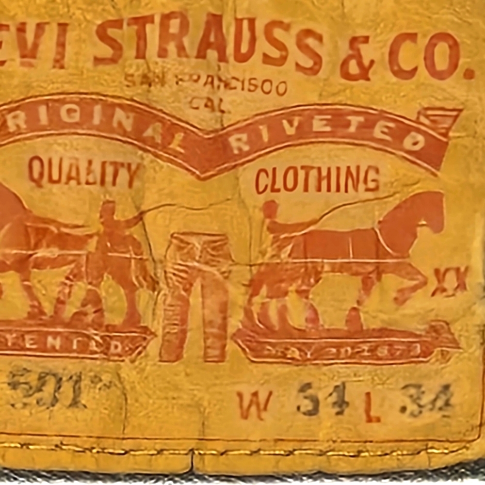 Levi's original 501 button fly jeans